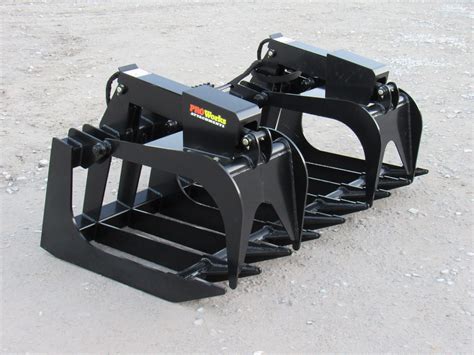 grapple bucket for skid steer rental|skid steer breaker attachment rental.